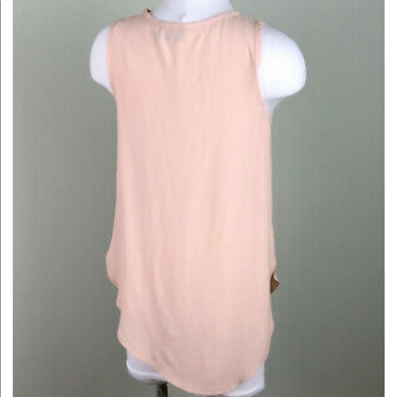 Astr | Blush Crocheted Inset Tank Top | Sm - Picture 5 of 10